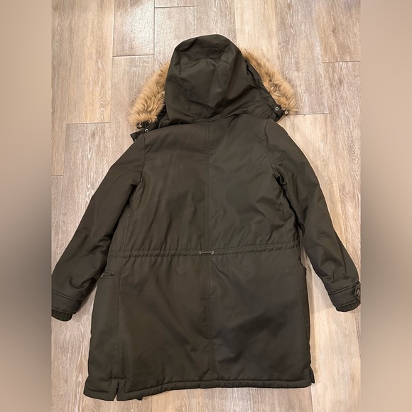 Stylish Zara Parka - Leopard Print Lining - Size S - Picture 2 of 3